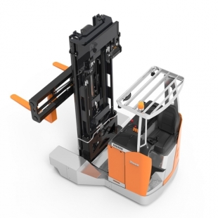 2.Xe nâng điện đa hướng 5 tấn với 4 càng