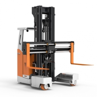 2.Xe nâng điện đa hướng 5 tấn với 4 càng
