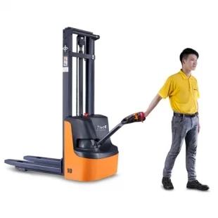 Xe Nâng Điện Stacker 1 Tấn (Người Dẫn Bộ) 