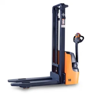 Xe Nâng Điện Stacker 1 Tấn (Người Dẫn Bộ) 