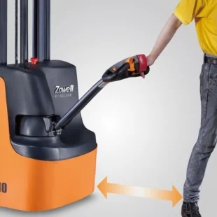 Xe Nâng Điện Stacker 1 Tấn (Người Dẫn Bộ) 