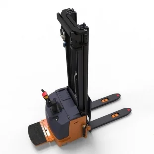 Xe Nâng Điện Stacker 2 Tấn Đứng Lái (Tích Hợp Chân Đỡ Chống Lật)